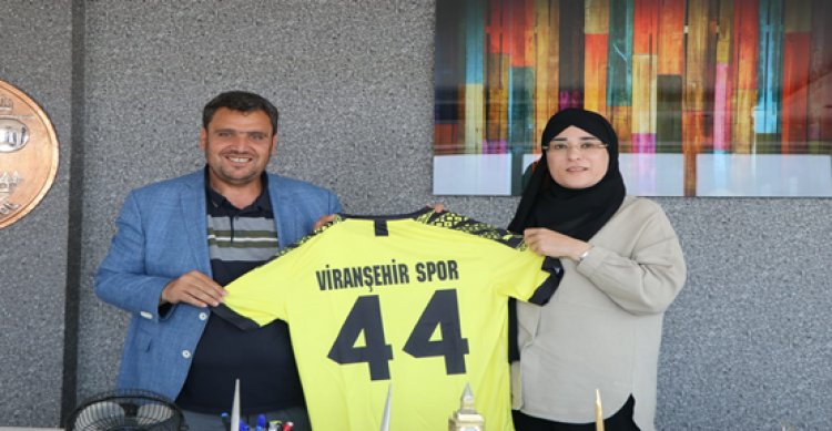 Yazmacı’dan Viranşehir&#039;deki spor kulüplerine destek