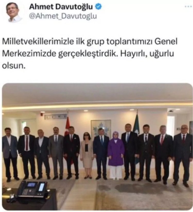 Davutoğlu’ndan CHP’lileri kızdıran paylaşım!  Geri geldiğinde hemen kaldırıldı.