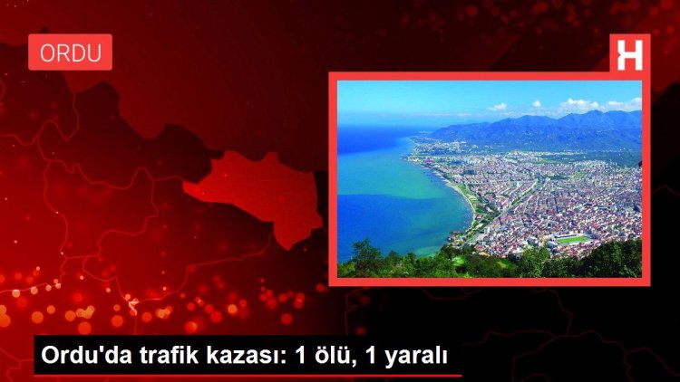 Ordu’da trafik kazası: 1 ölü, 1 yaralı