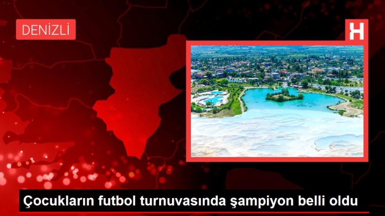 Çocukların futbol turnuvasında şampiyon belli oldu