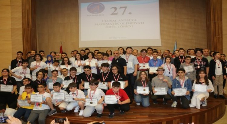 27. Ulusal Antalya Matematik Olimpiyatları sonuçları açıklandı