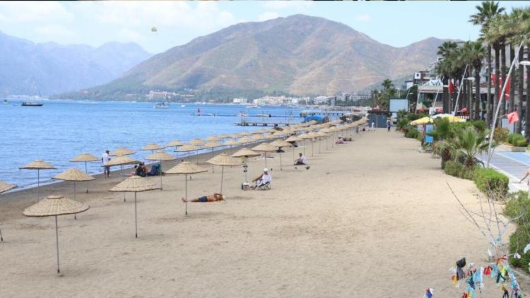 Marmaris plajlarında çalışmalar hızlandı