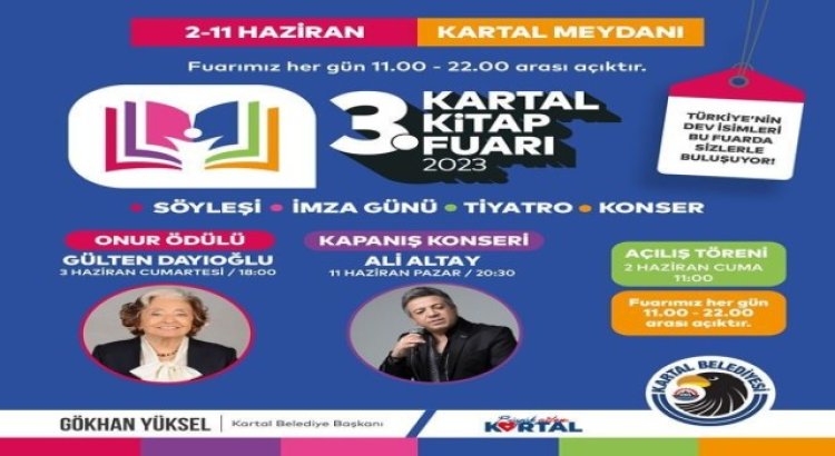 Kartal Kitap Fuarı 3. kez kapılarını açıyor