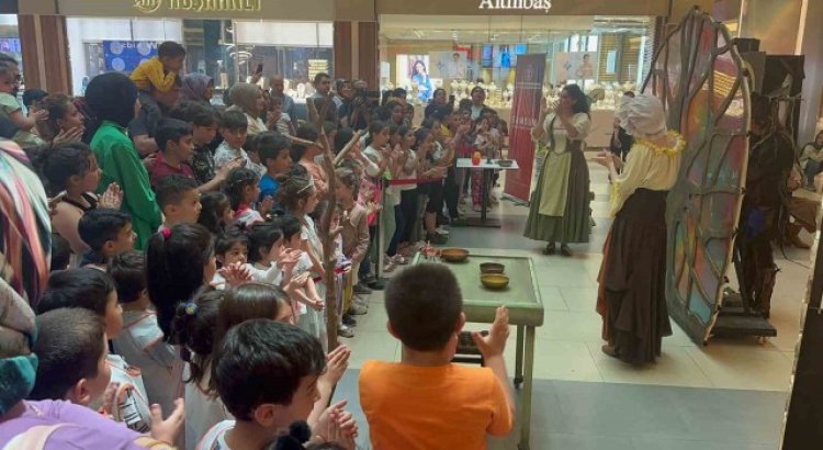 Eninin kalbi Malatya Parkta çocuklarla buluştu