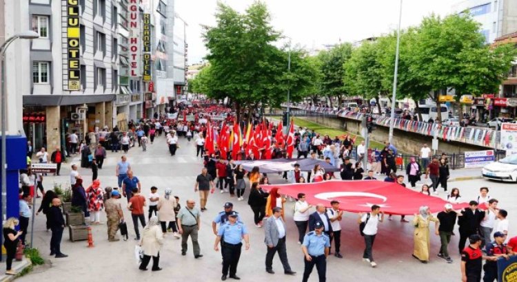 4 gün süren Atatürk ve İstiklal Yolu Yürüyüşü sona erdi