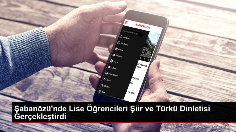 Şabanözü’nde Lise Öğrencileri Şiir ve Türkü Dinletisi Gerçekleştirdi