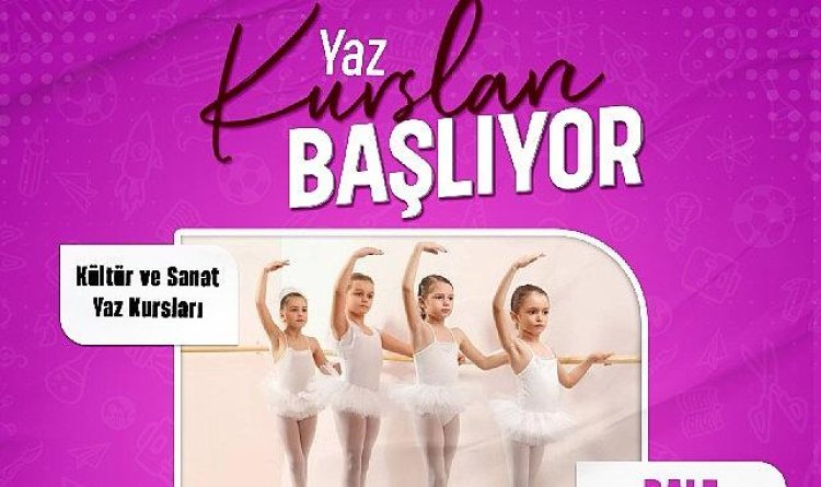 Mustafakemalpaşa Kültür Sanat Yaz Kursları başlıyor