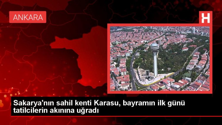 Karasu’da Kurban Bayramı tatilcileri yoğun ilgi gösterdi