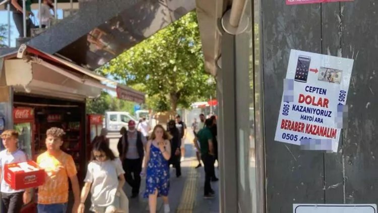 Otobüs duraklarında ‘beraber dolar kazanalım’ tuzağı