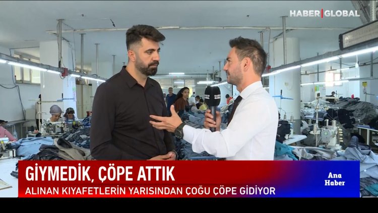 Alınan kıyafetlerin yarısından çoğu çöpe gidiyor