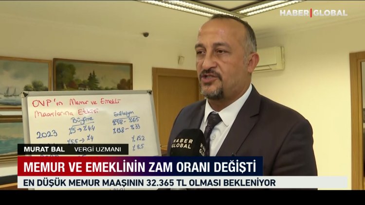 Memur ve emekli maaşları için zam oranı değişti! Yeni tahminlere göre maaşlar ne olacak? Vergi Uzmanı Murat Bal değerlendirdi