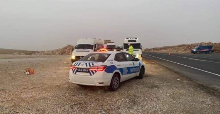 Şanlıurfa&#039;da 10 araç trafikten men edildi