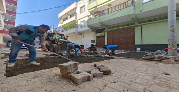 Eyyübiye’de Dokuz Mahallede Sokak Yenileme Çalışması