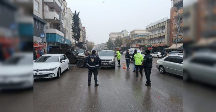 Urfa’da 12 araç sürücüsüne ceza yazılırken, 4 araç da trafikten men edildi