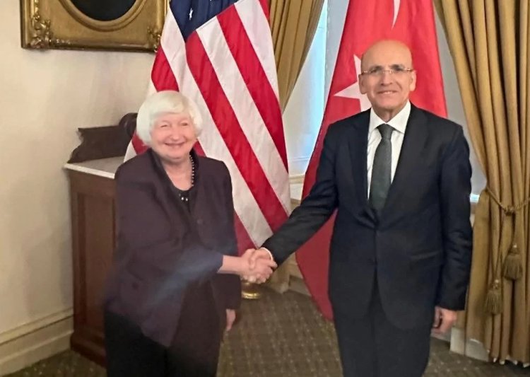 Bakan Şimşek, ABD’li mevkidaşı Yellen ile görüştü